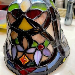 Stained Glass Light Covers set of 4 sold separately.